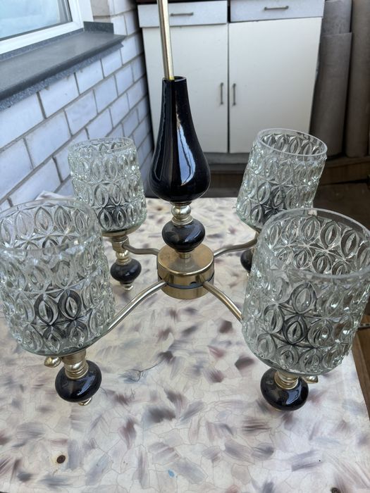 Люстра 4-х рожковая советская