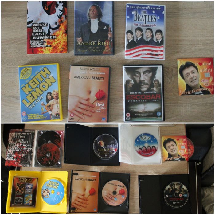 Colecție DVD/CD - filme/albume muzică (SE POATE VINDE INTEGRAL)