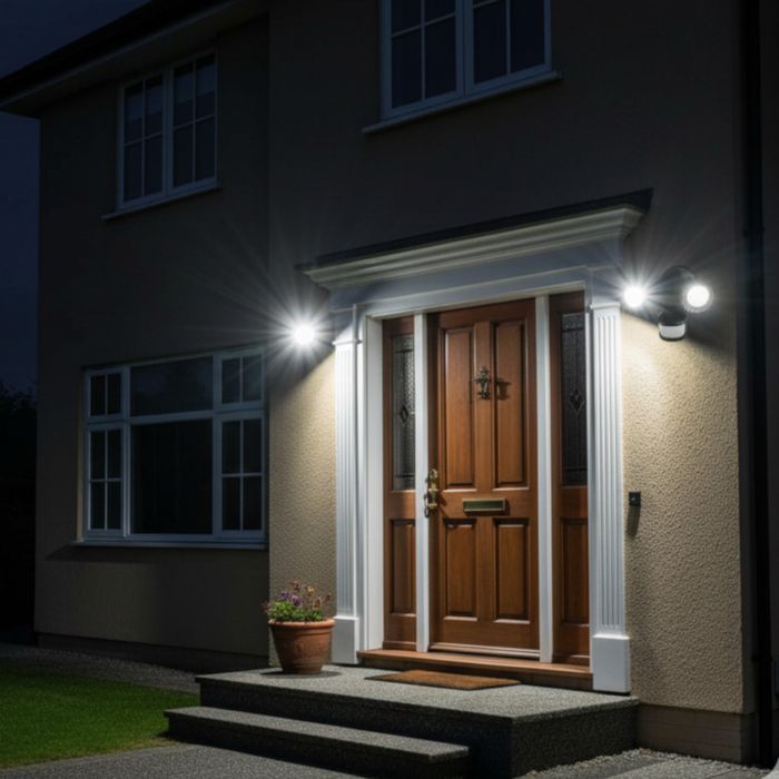 Външна LED лампа с датчик за движение – сигурна светлина