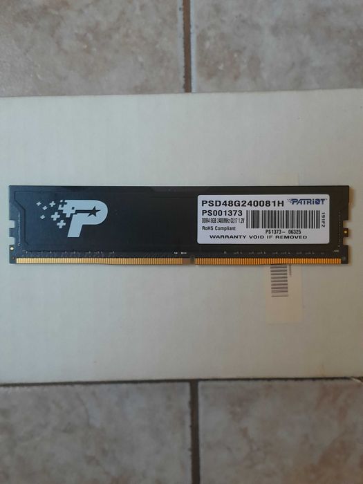 DDR4 Patriot 8Gb ram 2400mhz+4Gb ram 2133mhz  desktop