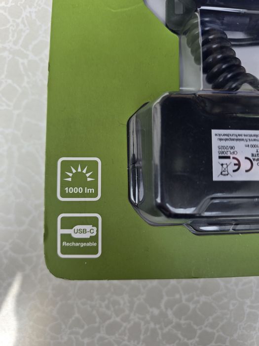 Lanterna led cap cu senzor, Original Suedia / 1000 lumen / sigilat / SUPER OFERTA