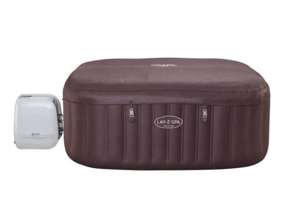 НОВО Суперлуксозно надуваемо джакузи MALDIVES hidro 2.01м-2.01-80см