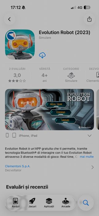 vand Robot cu aplicatie ios/android