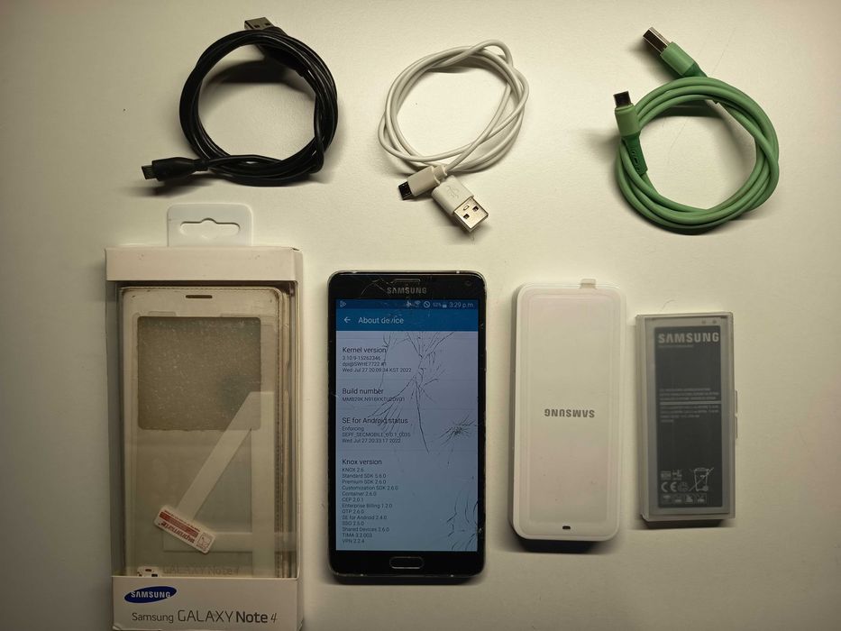 Samsung Note 4 SM-N916K + Accesorii exact ce se vede in poze