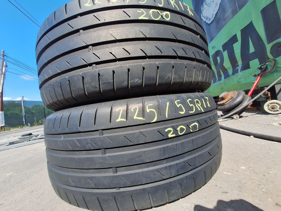 2 anvelope vara 225/55r17 Kumho  dot 2022 Montaj Gratuit