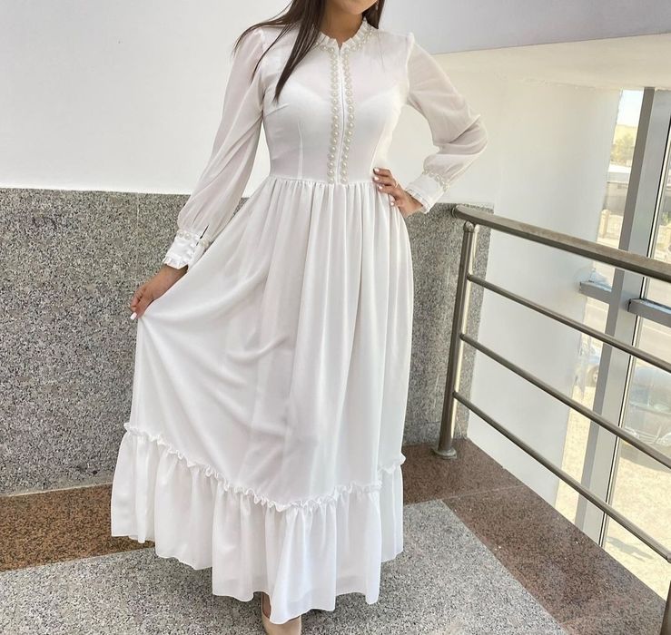 Ақ көйлек сырға салуга