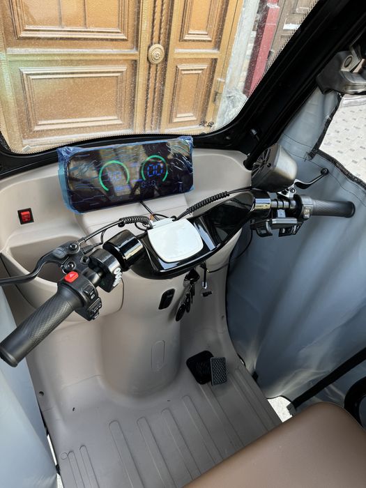 Электротрицикл рикша с крышей SK X8 / Новое в упаковке!