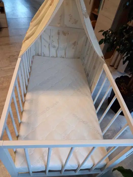 Patuti copii cu baldahin, multifunctional si scaun de masa pentru copi
