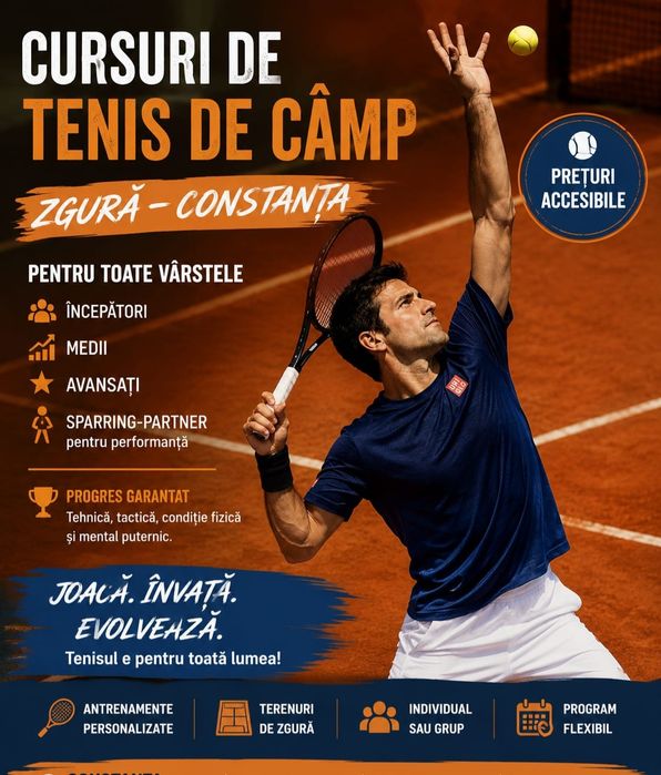 Antrenamente tenis
