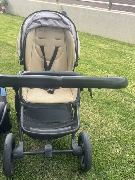 Cărucior complet Anex 3 în 1 (Landou + Sport + Scoică) – Funcționează perfect