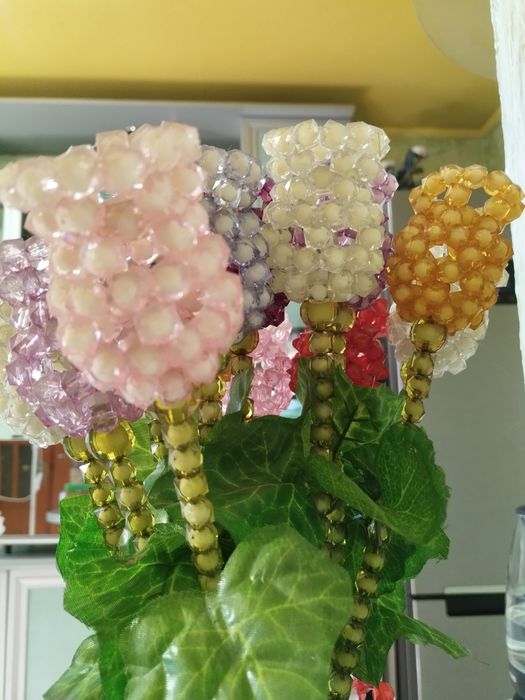 Тюльпаны из бусин