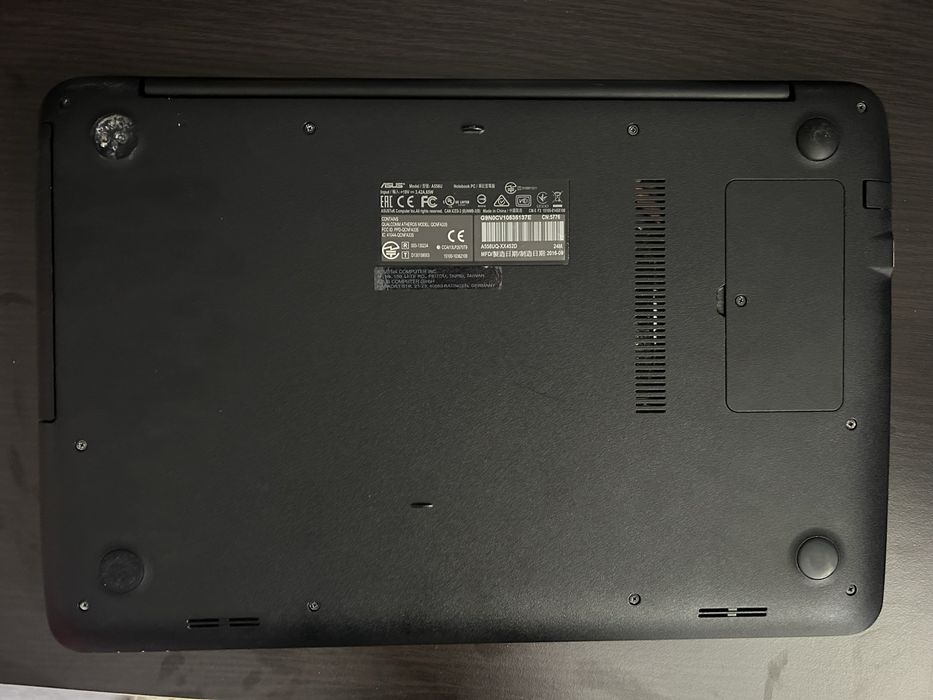 Laptop Asus 15.6” i7 4GB RAM 1TB nVidia 940MX  2GB