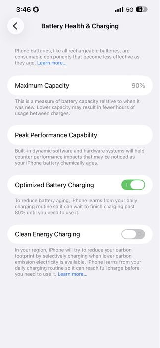iPhone 13 Pro Max 512GB Без Забележки 90%BH Graphite