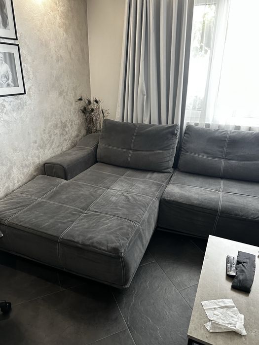 Разтегателен диван с ракла за съхранение