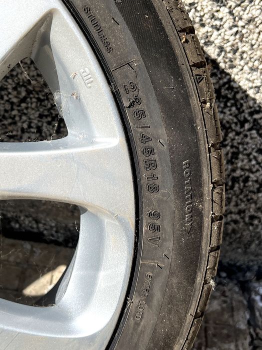 Зимни гуми с 4 алуминиеви джанти 18” 5x114.3 – Mazda / Honda / Toyota