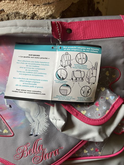 Красива ученическа чанта за момиче Bella Sara KID’ABORD