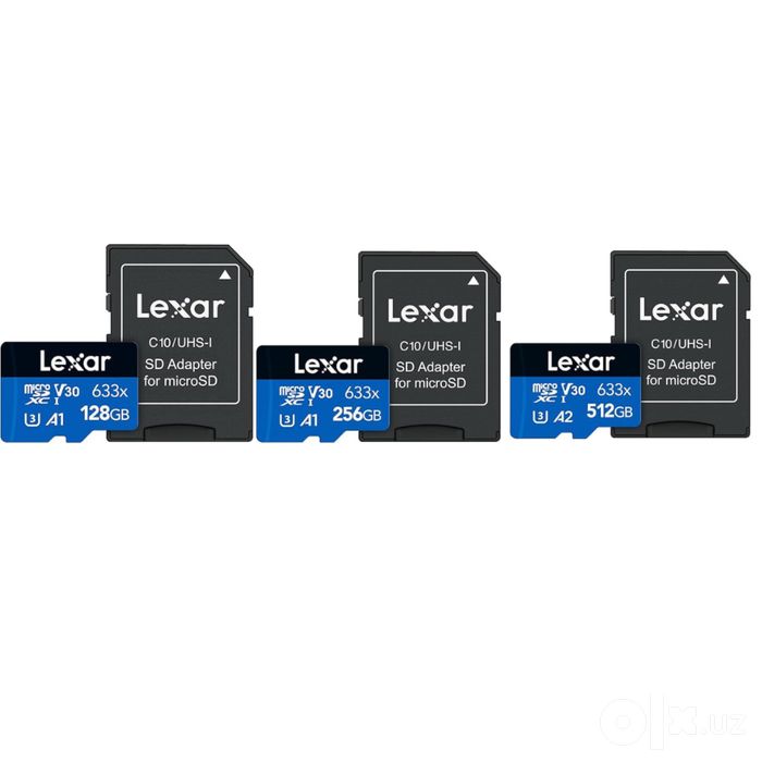 Карта памяти LEXAR 633x microSDXC 128GB CLASS10 UHS-I Micro SD