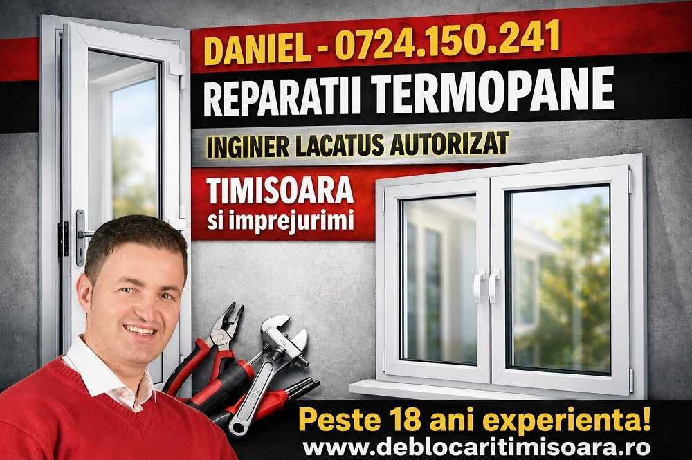 Reparatii Reglaje Usi Ferestre Termopan Lacatus Timisoara