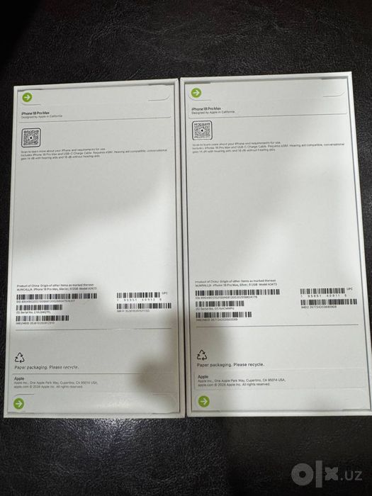 Iphone 18 Pro Max 512gb LL/A 2 ta