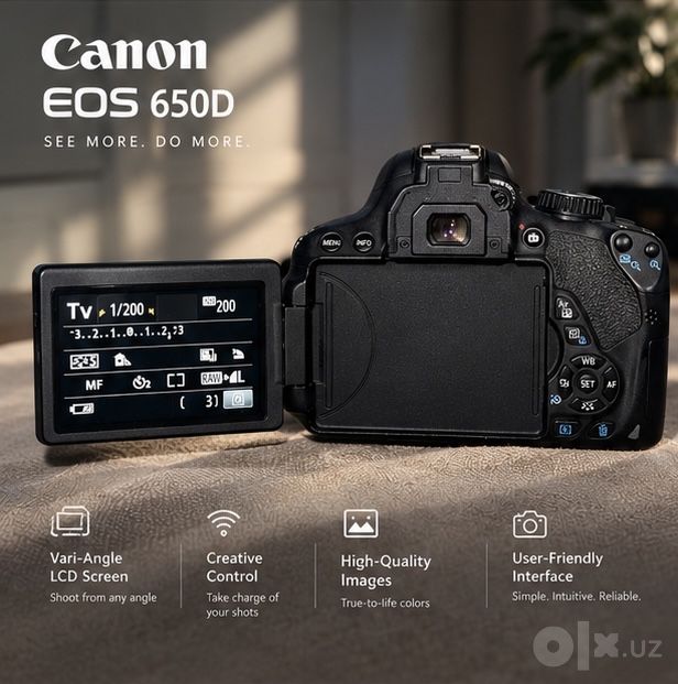 Canon EOS 650D + объектив EF-S 18–55mm IS II