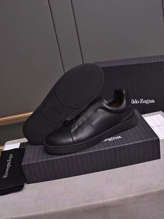 Обувки Ermenegildo Zegna Deerskin Triple Stitch Low Sneakers 41-45