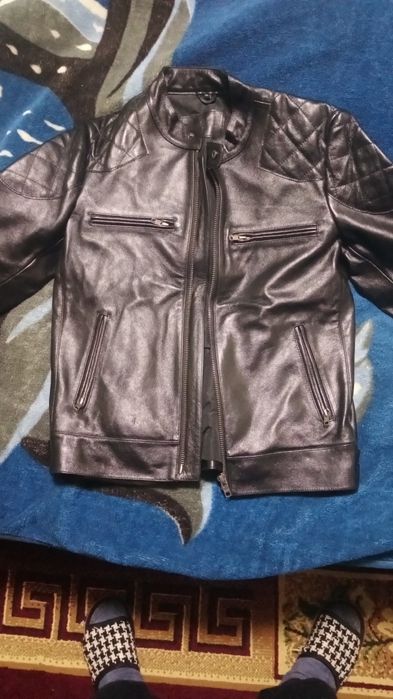 Кожаная куртка мужская