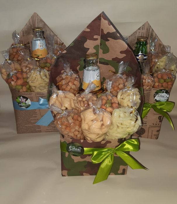 Мужские букеты и боксы