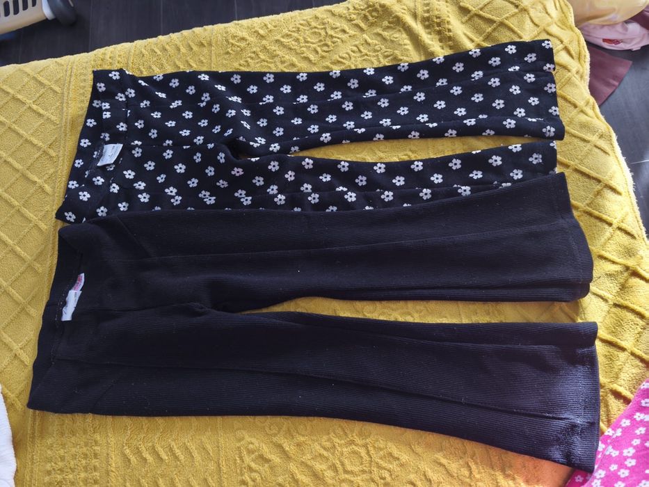 Pantaloni zara si bluze albe simple h&m 104