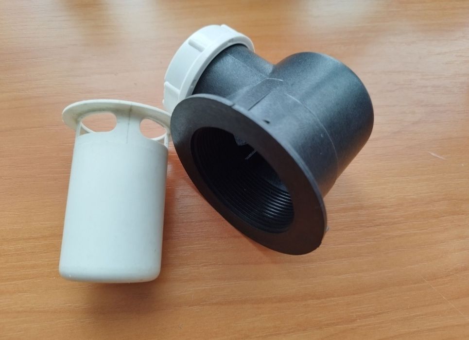 Сифон, шлаух с тежест, коляно