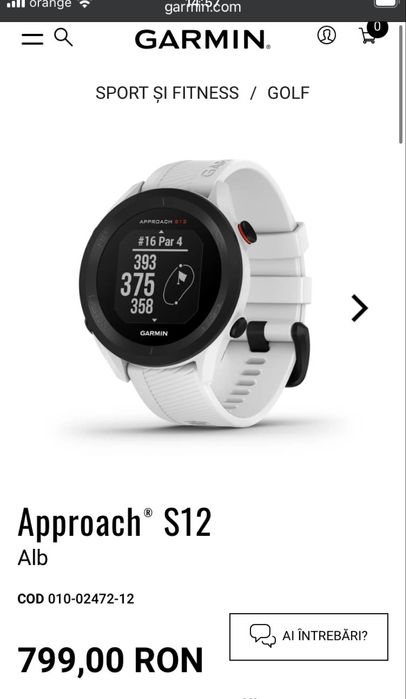 Garmin Approach S12 nou sigilat