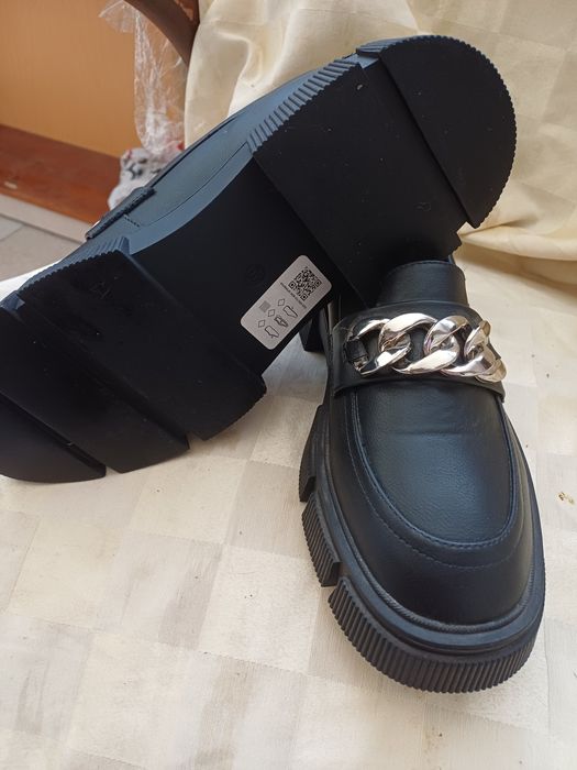 Дамски боти на Тенденз нови и нови лоуфъри  естествена кожа