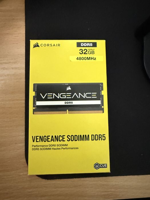 Памет за лаптоп Corsair Vengeance, 32GB (2x16GB), DDR5, 4800MT/s, CL 40