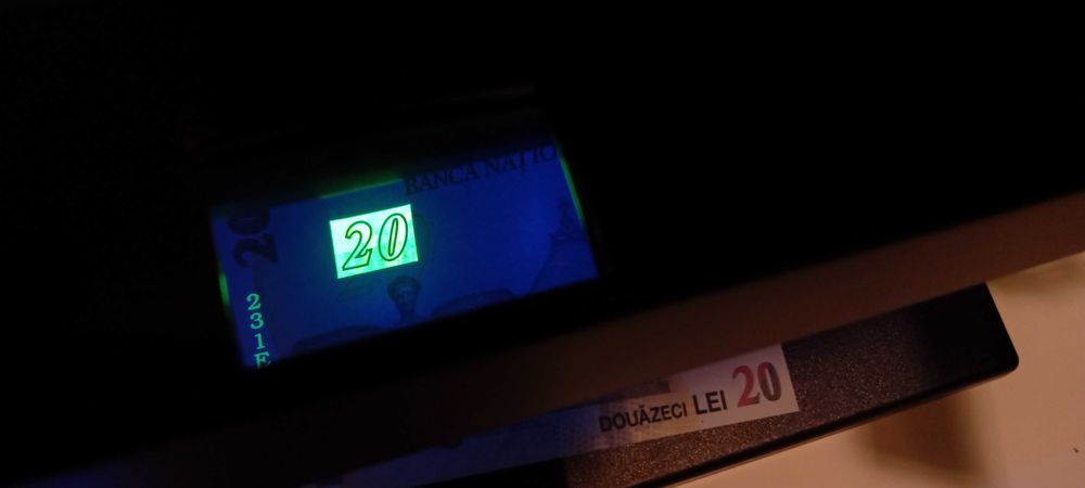 Detector UV pentru bancnote, nefolosit