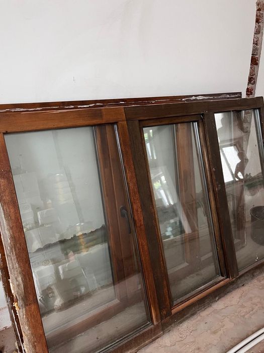 Geamuri termopan, cadru lemn