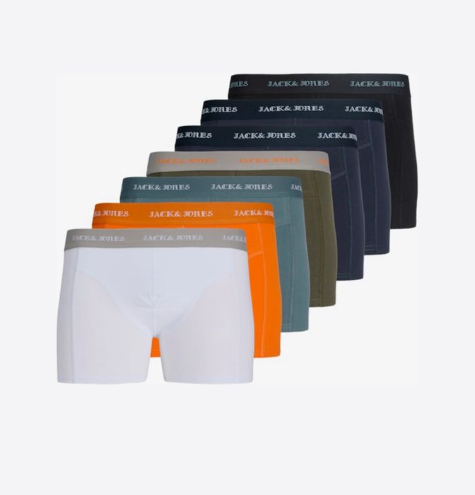 Jack &  Jones Mega Pack Underwear 7 и 10 бр мъжки боксерки - M и L
