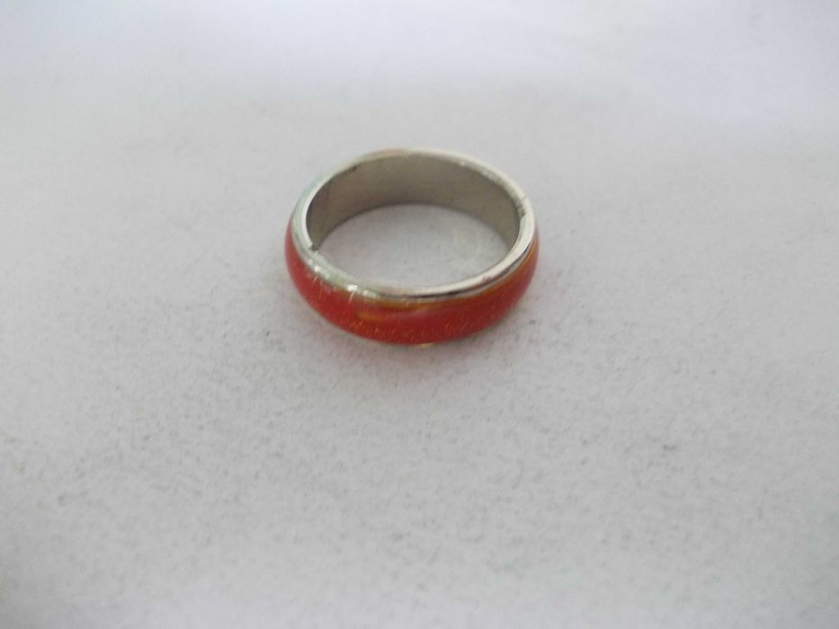 Inel vechi din argint cu email (3)