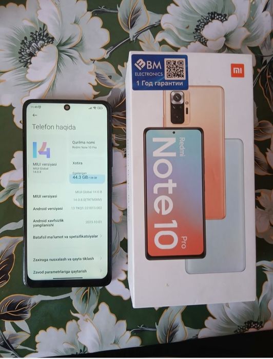 Redmi note 10 pro ideal