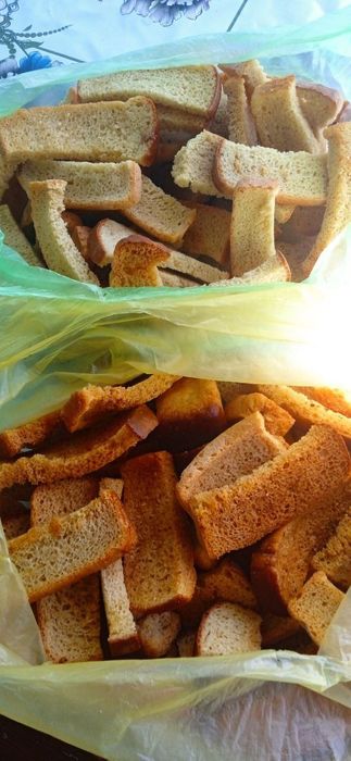 Продаются сухари, сушёные в духовке
