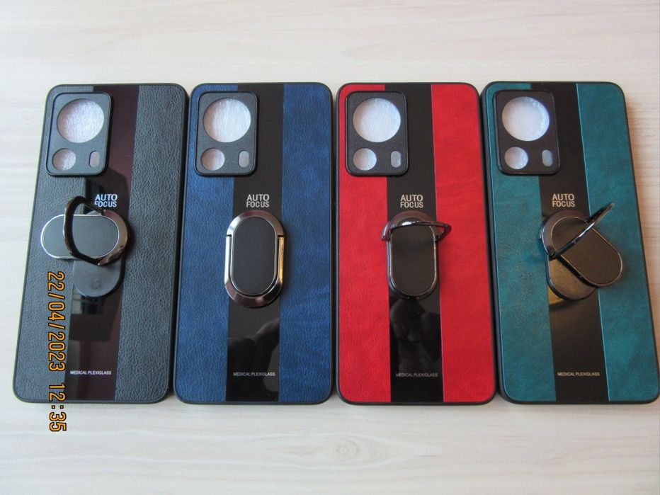 Xiaomi 13T Pro / 13 Lite / 13 / 13 Pro / PORSCHE кожен кейс с пръстен