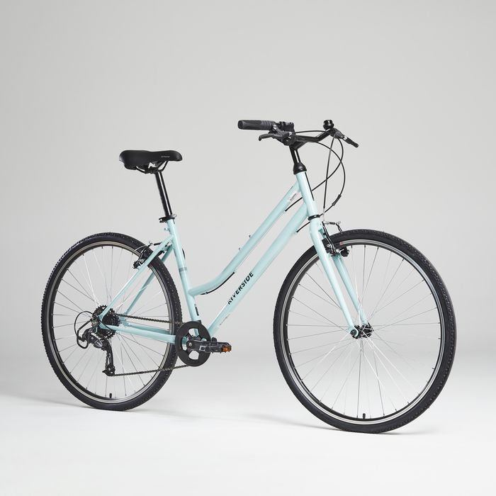 Bicicletă polivalentă Riverside 120 verde - (SecondHand) Decathlon