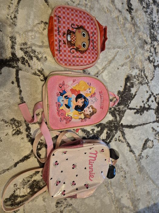 Lot rucsace fetite gradinita si nu numai