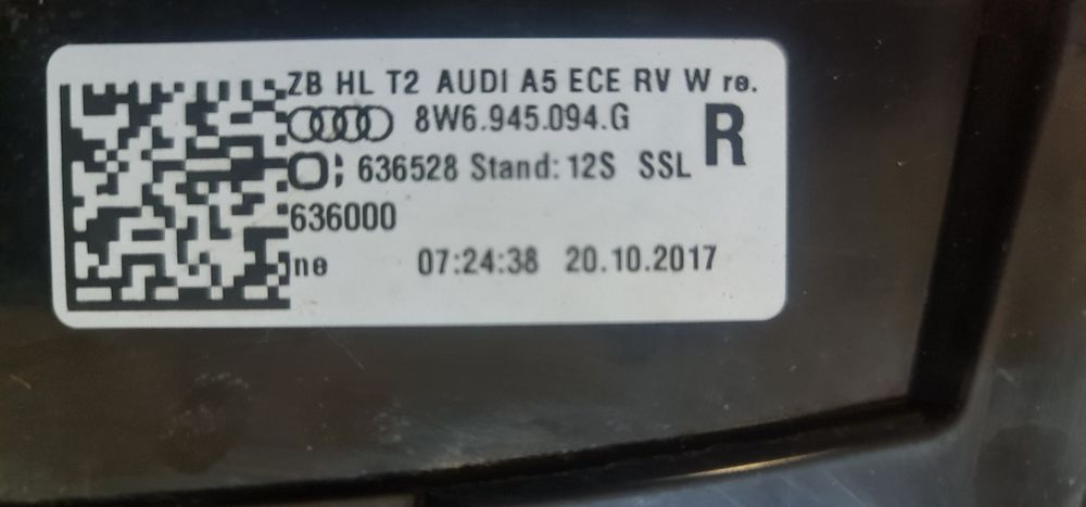 Triple Stopuri Led Dinamice Audi A5 Sportback B9 8W F5