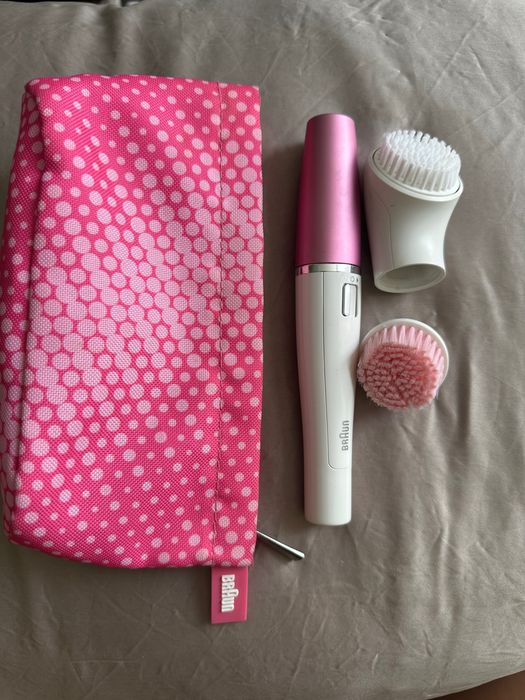Епилатор за лице и четка за почистване на лице braun silk