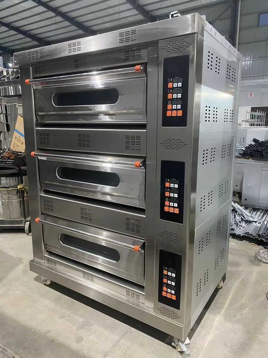 Печь подовая с камнем на 2,4,6,9 противней