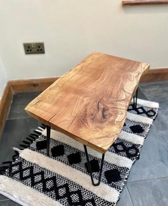 Masă de cafea rustică lemn masiv