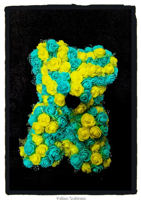 Ursi din flori de spuma pe comanda diverse modele