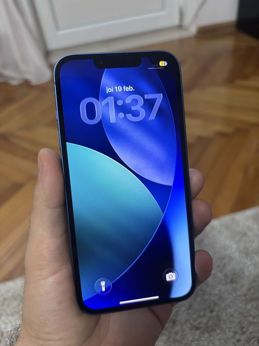 iPhone 13 Blue 95% Baterie - stare perfacta , totul original