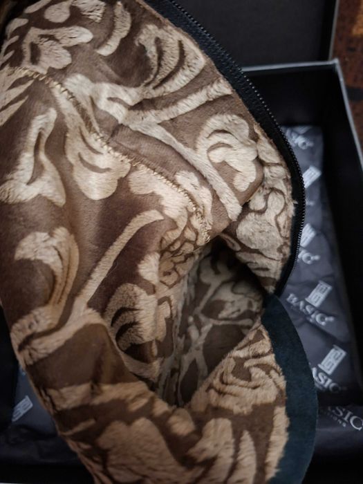 Cizme elegante din piele naturală lăcuită – Imprimeu Croco – Mărimea 37