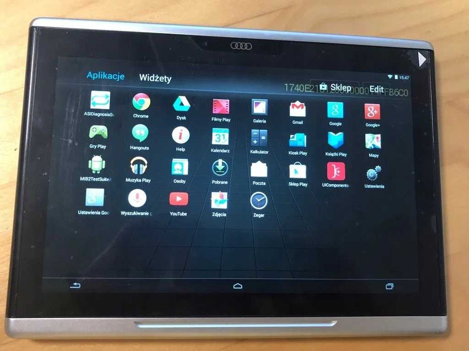 Audi Tablet (SDIS) cu Android 5, pentru Rear Seat Entertainment