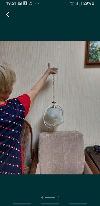 Люстра для спальни или детскую